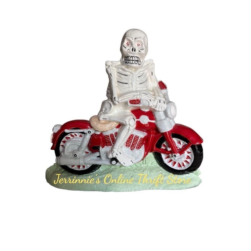 Hand Crafted Painted Ceramic Skeleton 20 Yrs Old‎ One Of A Kind